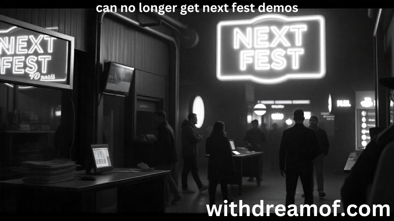 Why You Can’t Access Next Fest Demos Anymore