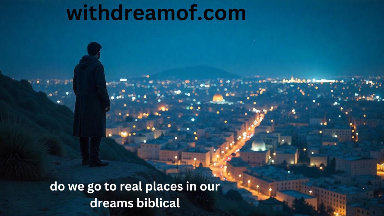 Do We Go to Real Places in Our Dreams Biblical