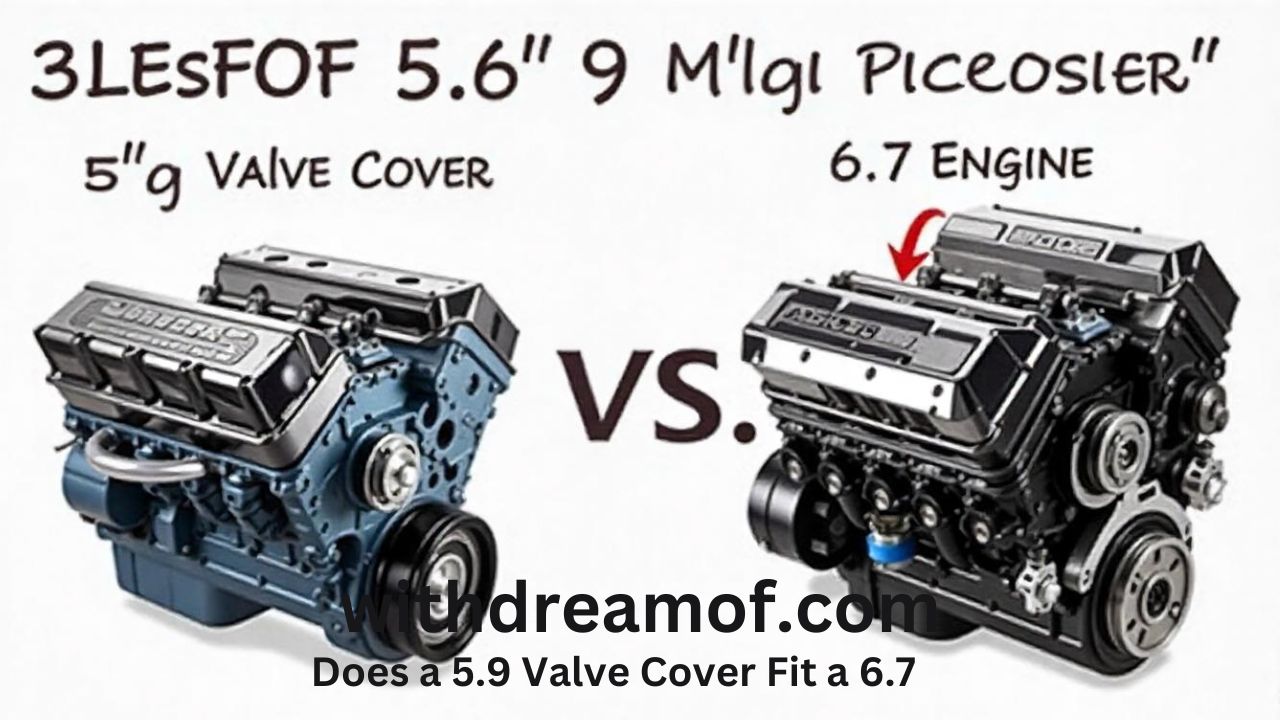 Does a 5.9 Valve Cover Fit a 6.7